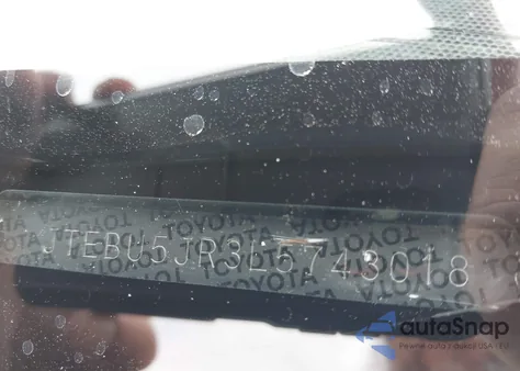 2020 Toyota 4Runner Limited from USA, damaged, VIN JTEBU5JR3L5743018